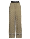 Palm Angels Woman Pants Military Green Size 6 Viscose, Polyamide, Polyester, Elastane, Cotton In Green