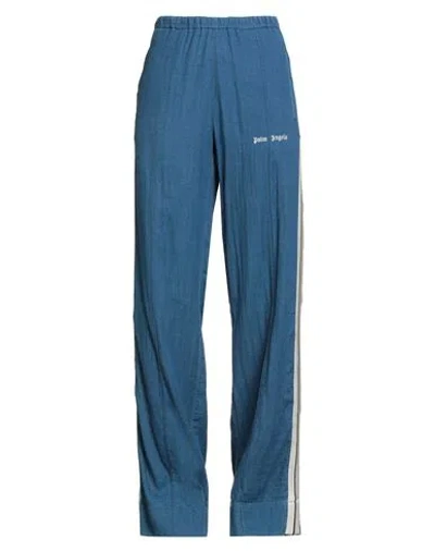 Palm Angels Woman Pants Navy Size M Cotton, Polyester