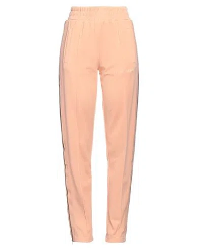 Palm Angels Woman Pants Salmon Pink Size L Polyamide, Polyester