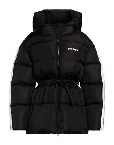 Palm Angels Woman Puffer Black Size L Polyamide, Polyester