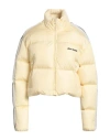 Palm Angels Woman Puffer Pastel Yellow Size M Polyamide