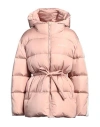 Palm Angels Woman Puffer Pink Size Xxs Polyamide, Polyester
