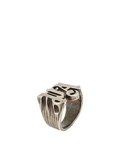 Palm Angels Woman Ring Silver Size Onesize Metal In Metallic