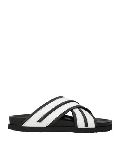 Palm Angels Woman Sandals Black Size 7 Leather