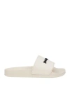 Palm Angels 20mm New Logo Rubber Pool Slides In Off White