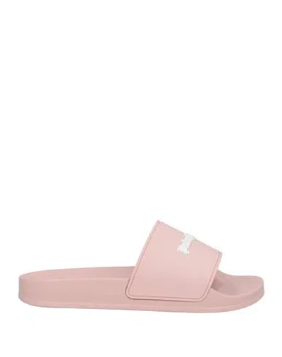 PALM ANGELS PALM ANGELS WOMAN SANDALS PINK SIZE 7 RUBBER
