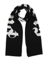 PALM ANGELS PALM ANGELS WOMAN SCARF BLACK SIZE - WOOL, ACRYLIC