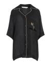 Palm Angels Woman Shirt Black Size 6 Viscose, Polyamide, Polyester In Black