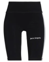 Palm Angels Training Track Jersey Shorts In Black