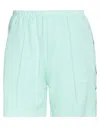 Palm Angels Woman Shorts & Bermuda Shorts Light Green Size L Polyamide, Polyester
