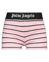 Palm Angels Woman Shorts & Bermuda Shorts Pink Size L Cotton, Polyamide, Polyester, Elastane