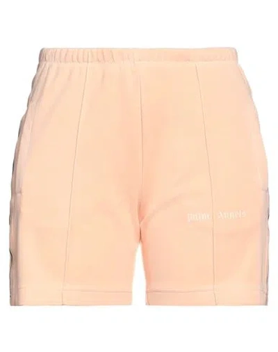 Palm Angels Woman Shorts & Bermuda Shorts Salmon Pink Size L Polyamide, Polyester