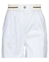 Palm Angels Boxer Shorts Striped Detail Button In Blue