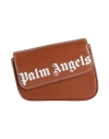 Palm Angels Woman Shoulder Bag Brown Size - Calfskin