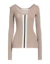 Palm Angels Sweaters In Beige