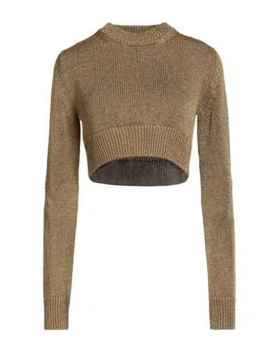 Palm Angels Woman Sweater Bronze Size M Polyester