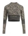 Palm Angels Woman Sweatshirt Beige Size S Polyester, Polyamide, Elastane In Beige