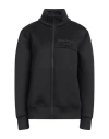 Palm Angels Woman Sweatshirt Black Size M Polyester In Black