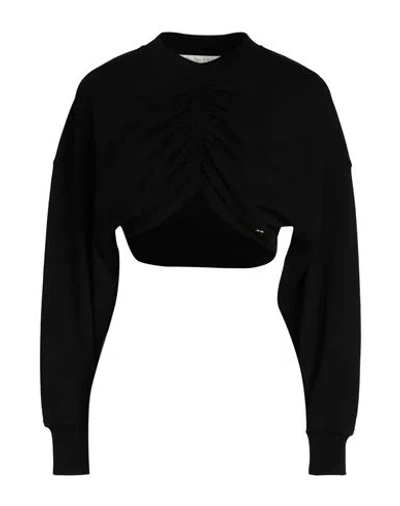 Palm Angels Woman Sweatshirt Black Size M Cotton