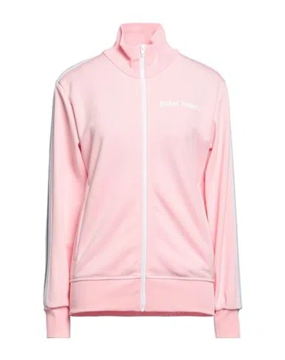 Palm Angels Woman Sweatshirt Light Pink Size L Polyester, Elastane