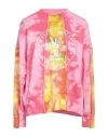 Palm Angels Woman Sweatshirt Pink Size M Cotton, Polyester In Pink