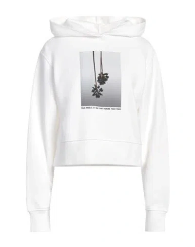 PALM ANGELS PALM ANGELS WOMAN SWEATSHIRT WHITE SIZE XS COTTON