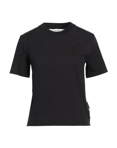 PALM ANGELS PALM ANGELS WOMAN T-SHIRT BLACK SIZE L COTTON