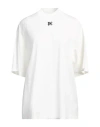 Palm Angels Wings Pencil Crewneck T-shirt In Off White