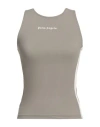 Palm Angels Woman Tank Top Sage Green Size M Polyamide, Elastane, Polyester In Sage Green