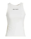 Palm Angels Woman Tank Top White Size Xxs Polyamide, Elastane, Polyester
