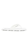 Palm Angels Logo-print Flip Flops In White