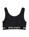 Palm Angels Logo Band Active Top In Black