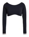 Palm Angels Woman Top Black Size L Polyamide, Elastane In Blue
