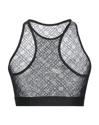 Palm Angels Woman Top Black Size S Polyamide, Elastane, Polyester
