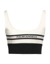 PALM ANGELS PALM ANGELS WOMAN TOP IVORY SIZE S WOOL