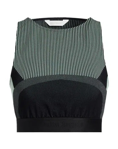 Palm Angels Woman Top Light Green Size M/l Polyamide, Polyester, Elastane In Multi