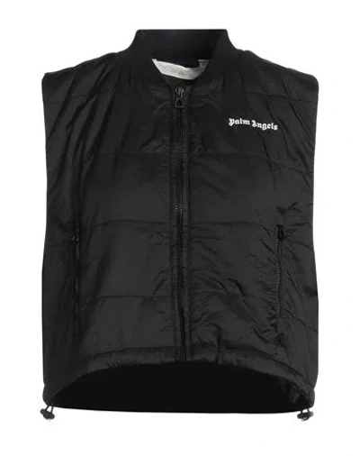 PALM ANGELS PALM ANGELS WOMAN VEST BLACK SIZE L POLYAMIDE