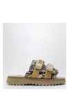 Palm Angels Round Head Slippers In Multicolor