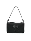 Palm Angels Women's Big Palm Mini Shoulder Bag In Black