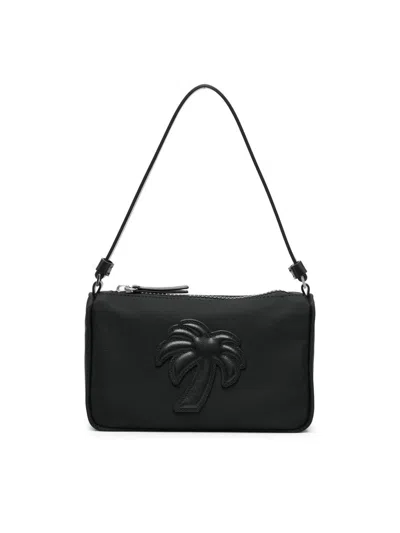 Palm Angels Women's Big Palm Mini Shoulder Bag In Black