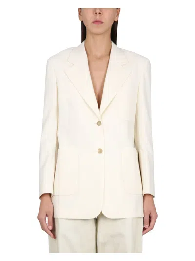 PALM ANGELS WOMEN'S BLAZER WITH KNIT DETAIL