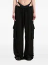 Palm Angels Women's Cotton Joggers In 1010 Black Blac