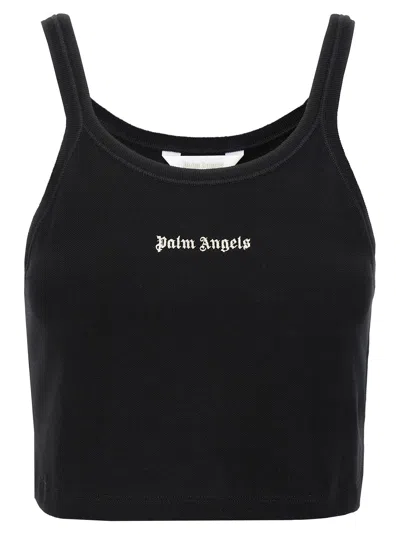 Palm Angels Woman Tank Top Black Size L Cotton