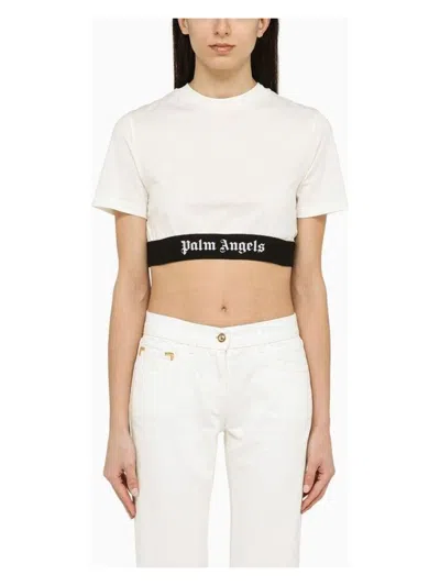 PALM ANGELS WOMEN'S COTTON CROP TOP