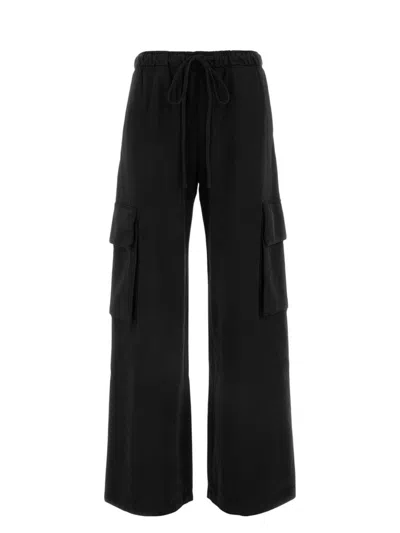 PALM ANGELS WOMEN'S COTTON JOGGERS