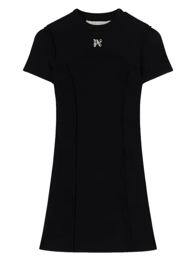 Palm Angels Women's Cotton Mini Dress With Logo