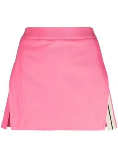 Palm Angels Women's Cotton Mini Skirt In Pink