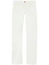 Palm Angels Basic Monogram Jeans In White
