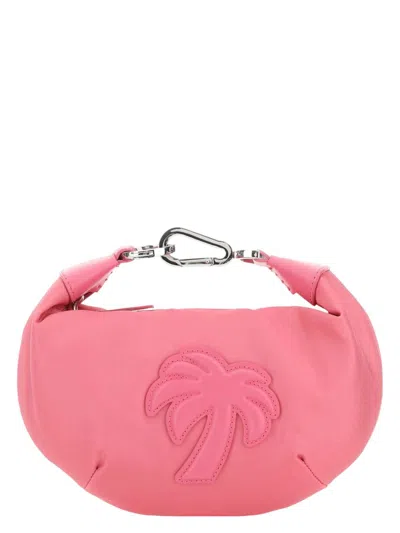 Palm Angels Women's Dark Fabric Big Palm Handbag