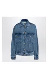 Palm Angels Denim Jacket With Jungle Insert